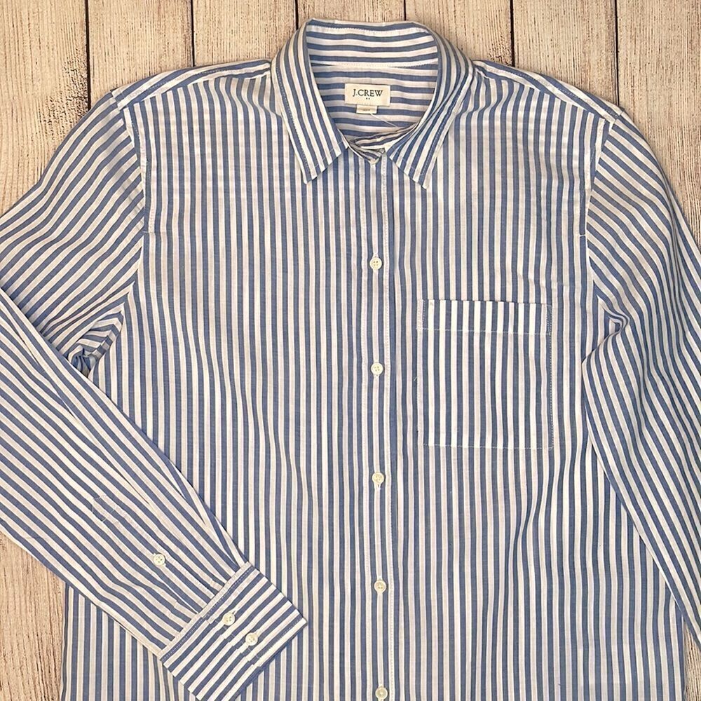 J.Crew High-low Relaxed Button-up - Picture 5 of 8